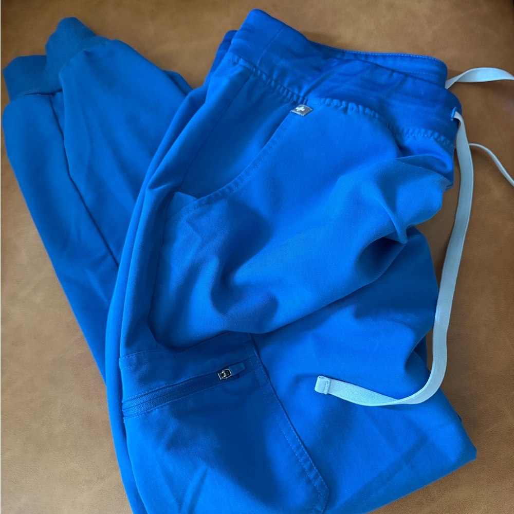 FIGS Women's Scrub Pants in Bright Blue